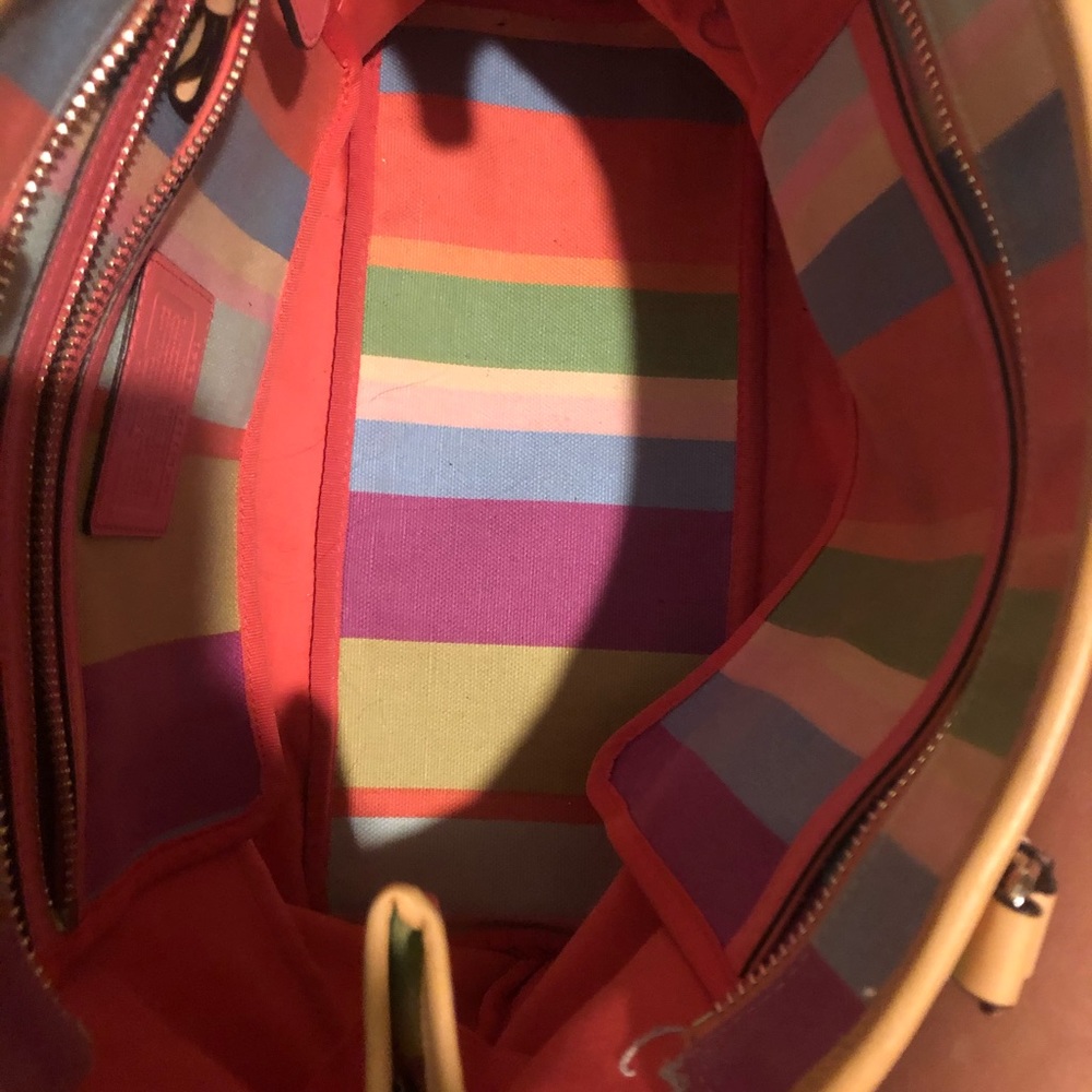 Coach Canvas Tote - Picture 4 of 9
